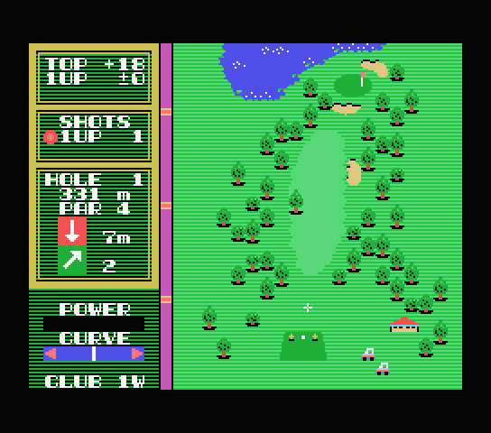 Hole In One screenshot 2 for MSX